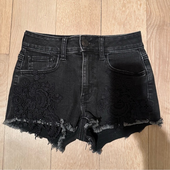 American Eagle Outfitters Pants - American Eagle Outfitters Women’s Black Denim shorts